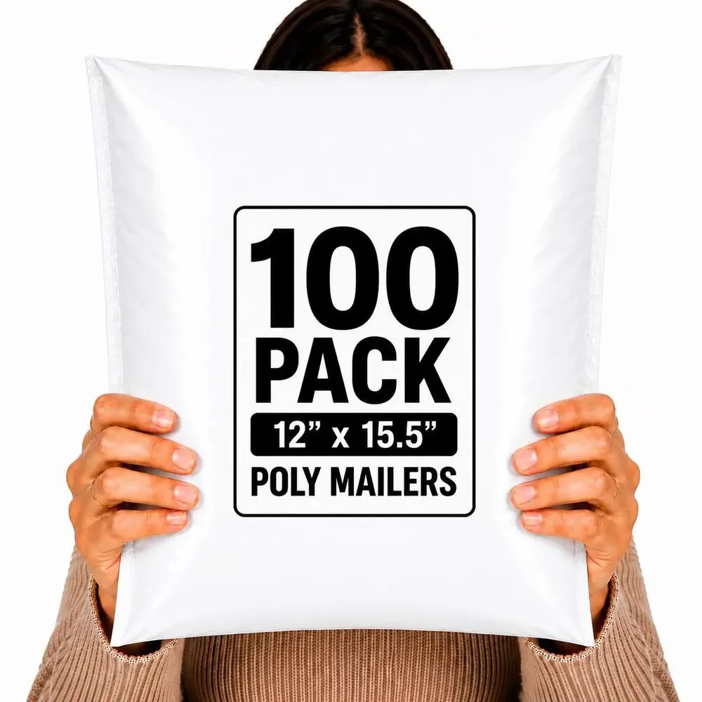 POLYMAILER 100 PACK SHIPPING MAILERS BULK RESELLER STARTER BUSINESS KIT SUPPLIES